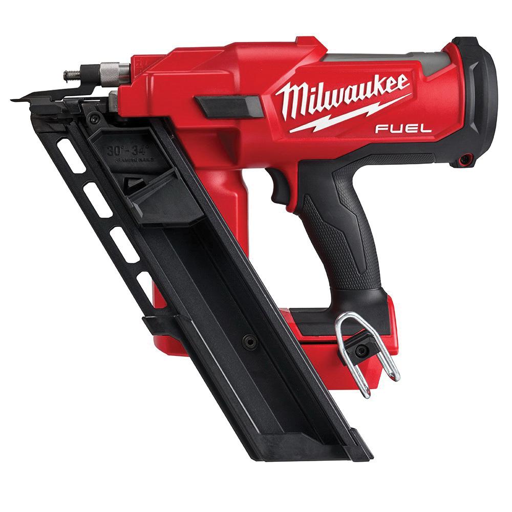 Milwaukee&reg; M18 FUEL&trade; 2745-20 Brushless Cordless Framing Nailer, 2 to 3-1/2 in Fastener, For Fastener Type: 30 deg Framing Nailer, 51 lb Magazine, 14.1 in OAL, Battery