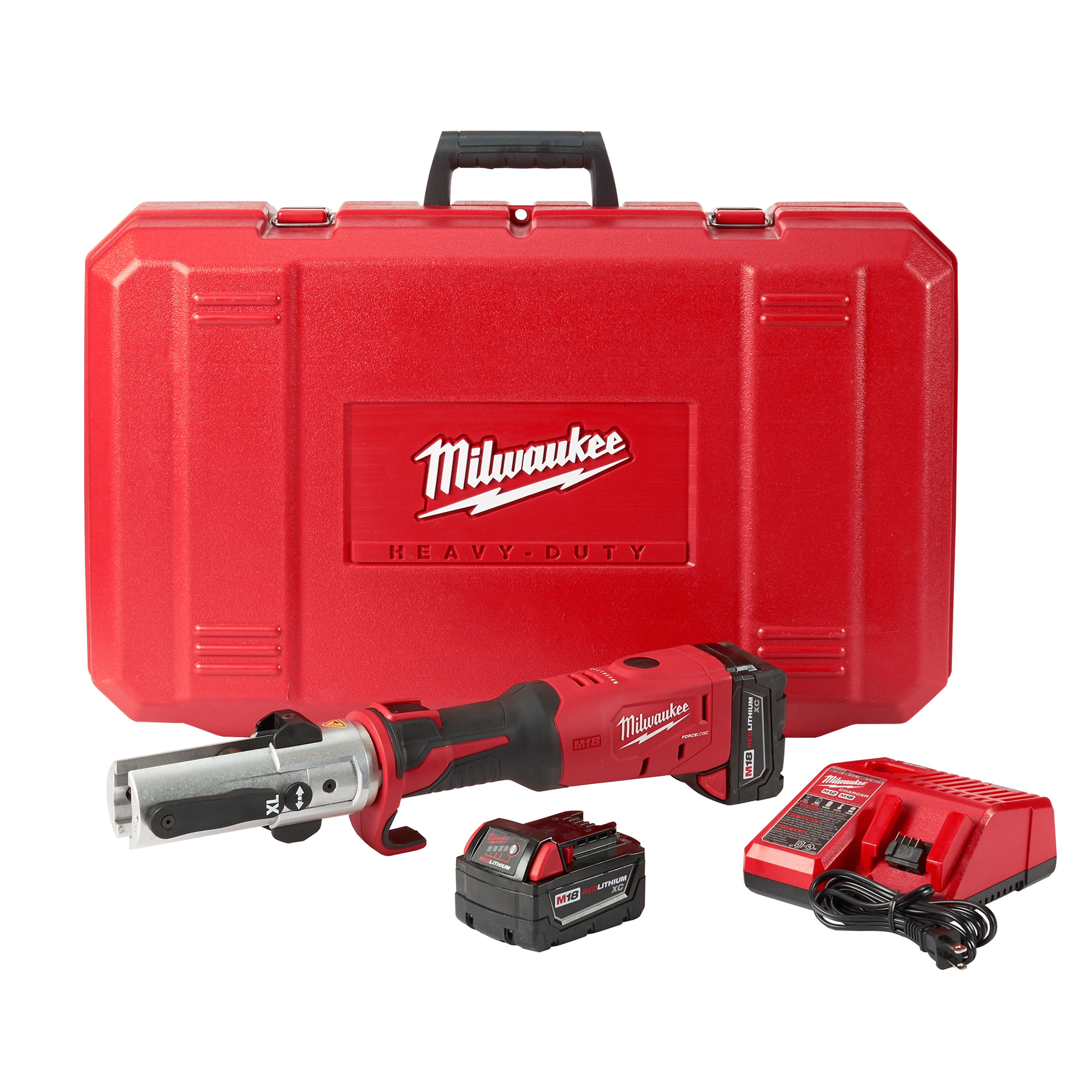 Milwaukee&reg; M18&trade; FORCE LOGIC&trade; 2773-20L Long Throw Cordless Press Tool Kit, 7200 lb Crimping, 18 V DC, Li-Ion Battery, 18.3 in OAL