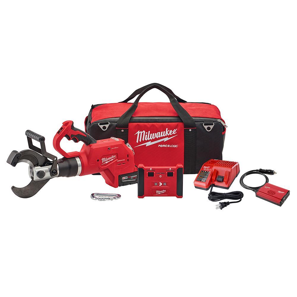 Milwaukee&reg; M18&trade; 2776R-21 Cordless Cable Cutter Kit With Wireless Remote, Up to 1500 kcmil Cutting, 18 V DC, 5 Ah Li-Ion Battery