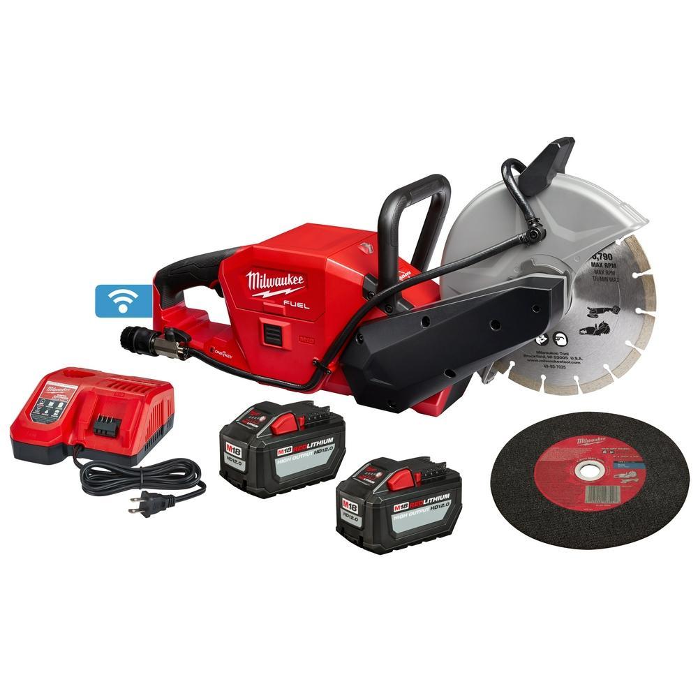Milwaukee&reg; M18 FUEL&trade; 2786-22HD Cordless Cut-Off Saw Kit With One-Key&trade; Technology, 9 in Blade, 3.4 in Cutting