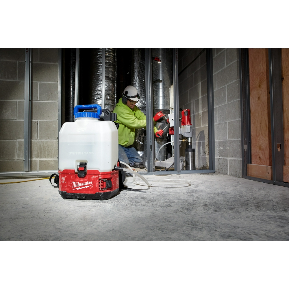 Milwaukee&reg; M18&trade; SWITCH TANK&trade; 2820-21WS Backpack Water Supply Kit, 4 gal Tank, 20 to 60 psi Pressure
