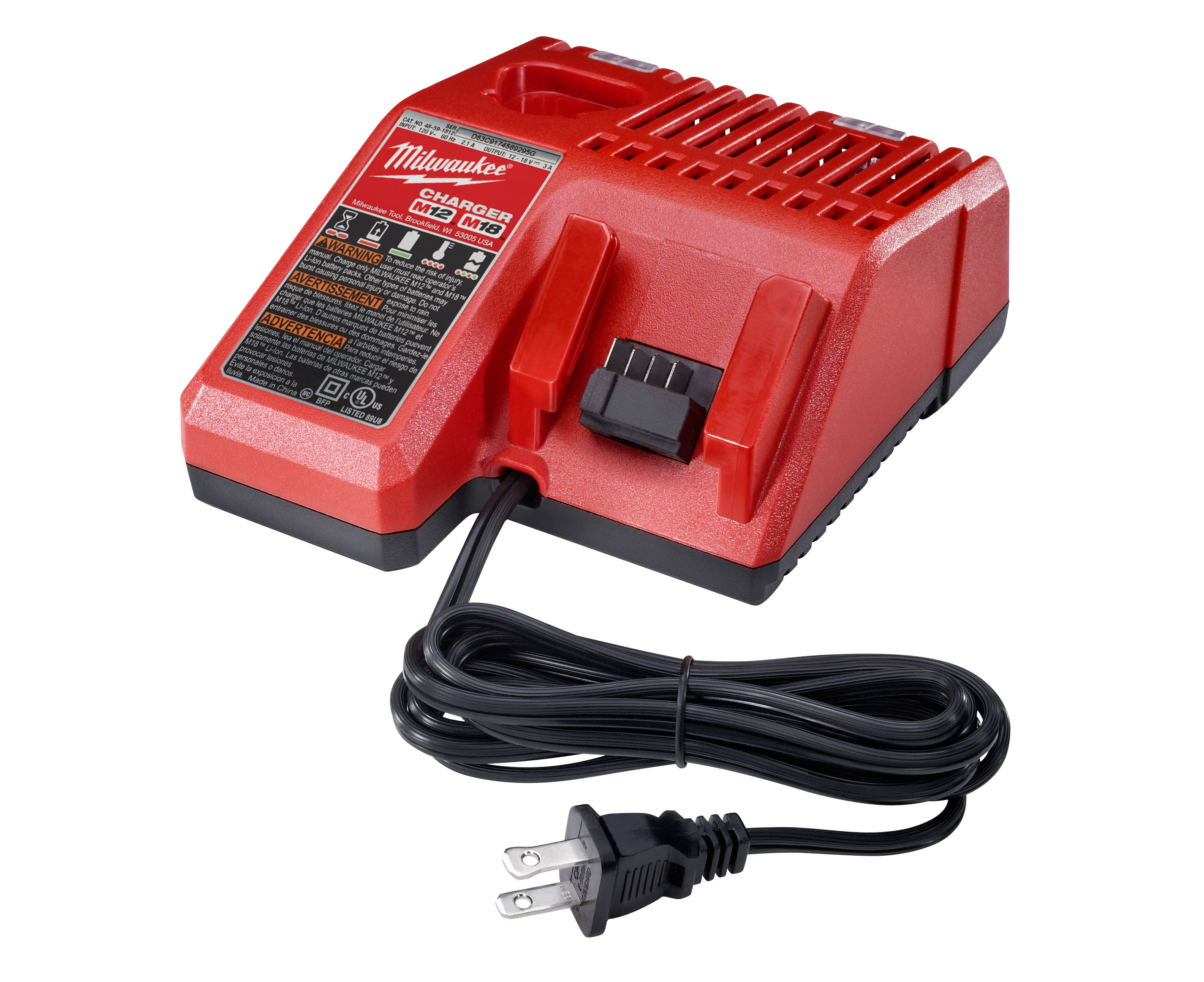 Milwaukee&reg; M18&trade; 2850-21P Compact Brushless Cordless Impact Driver Kit, 1/4 in Hex Drive, 1600 in-lb Torque, 18 V