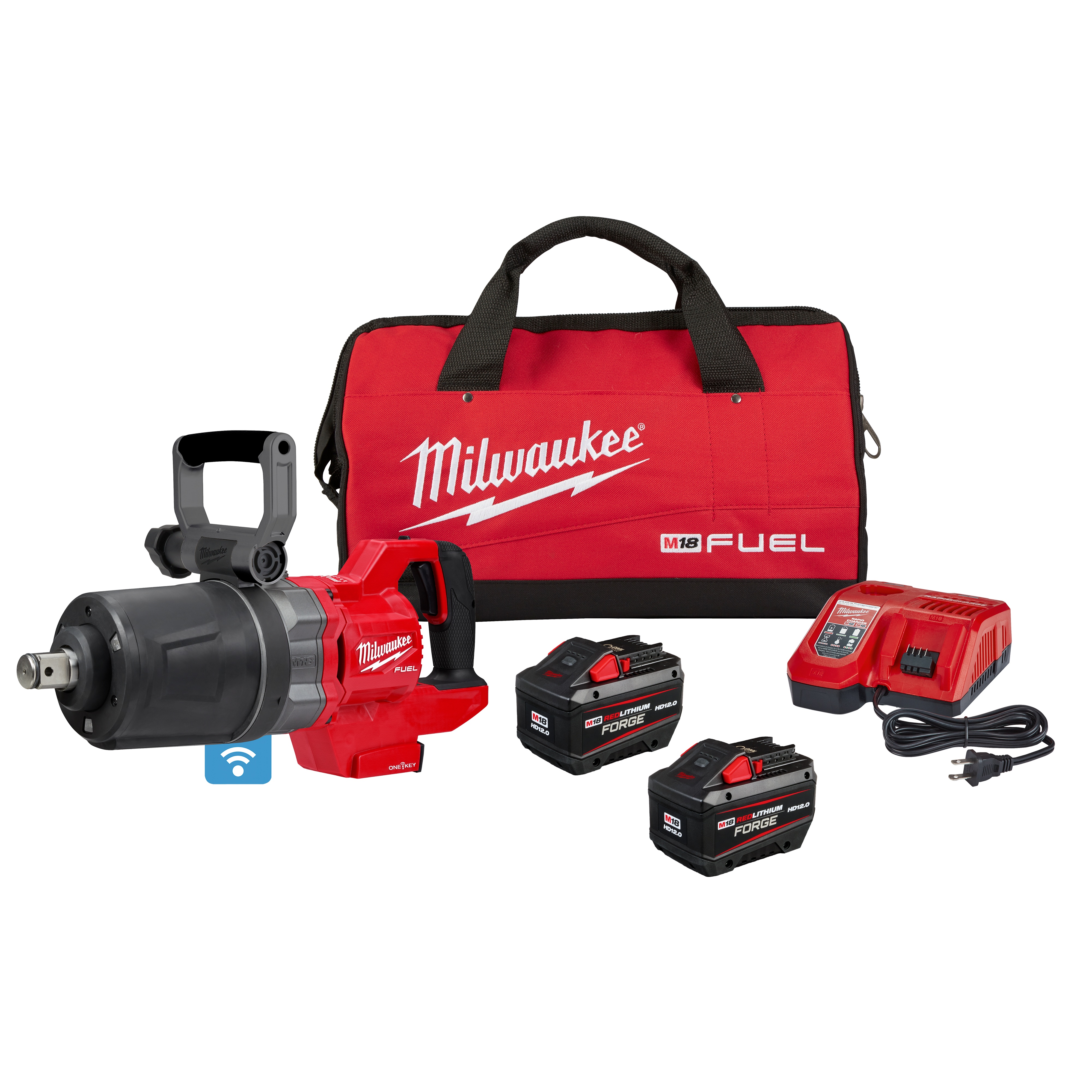 Milwaukee&reg; M18 FUEL&trade; 2868-22HD High Torque Impact Wrench With One-Key&trade; Kit, 1 in