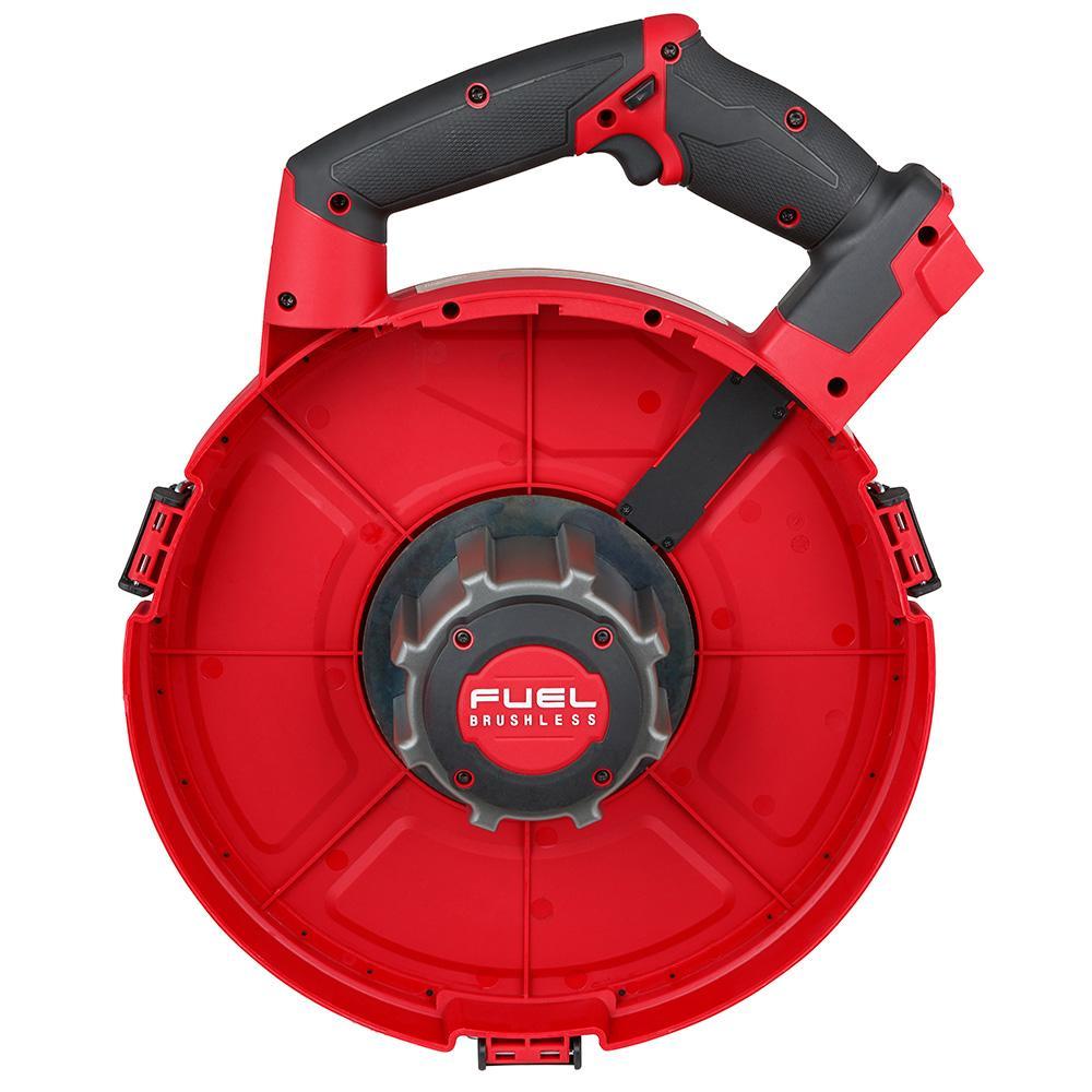 Milwaukee&reg; M18 FUEL&trade; ANGLER&trade; 2873-20 Auto-Run Cordless Powered Base Pulling Fish Tape, 200 ft L Tape, Steel Tape