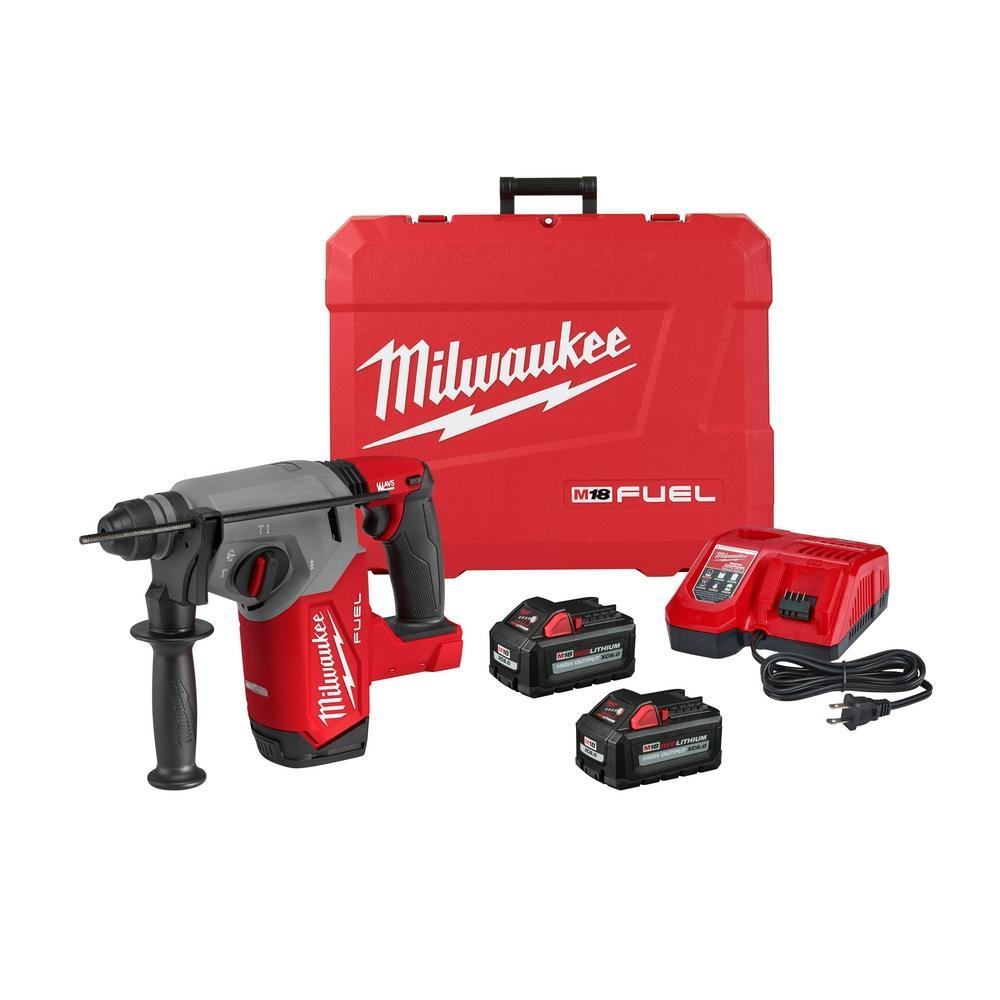 Milwaukee&reg; 2915-20 M18&trade; FUEL&trade; Cordless Rotary Hammer With ONE-KEY&trade;, 1-1/8 in Keyless/SDS Plus&reg; Chuck, 18 V, 800 rpm No-Load, Li-Ion Battery