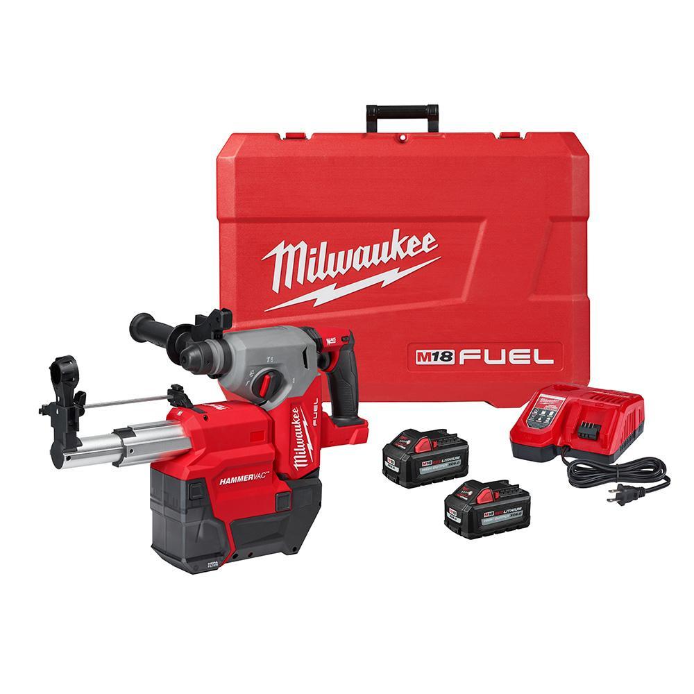 Milwaukee&reg; 2717-22HD Cordless Rotary Hammer Kit, 1-9/16 in SDS Max&reg; Chuck, 18 V DC, 0 to 3000 rpm No-Load, Li-Ion Battery