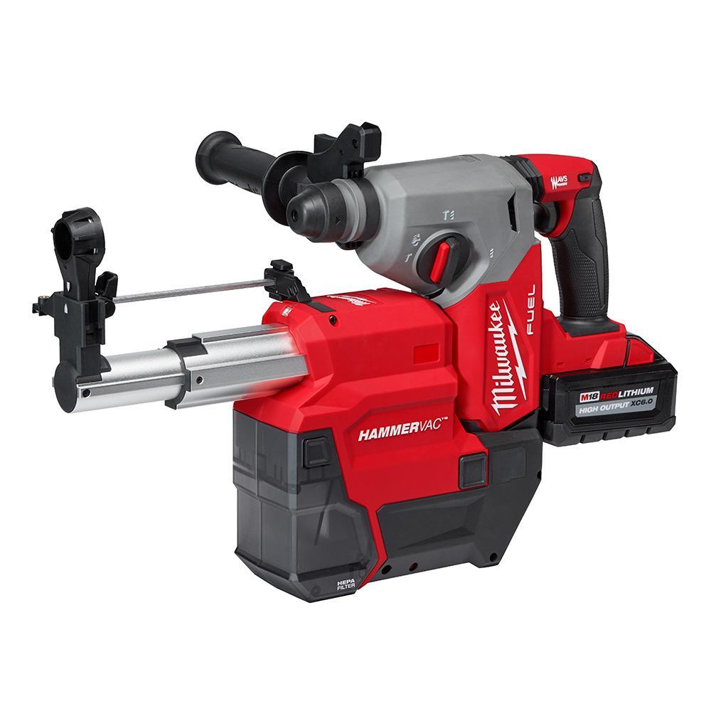 Milwaukee&reg; 2915-20 M18&trade; FUEL&trade; Cordless Rotary Hammer With ONE-KEY&trade;, 1-1/8 in Keyless/SDS Plus&reg; Chuck, 18 V, 800 rpm No-Load, Li-Ion Battery