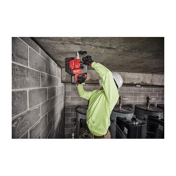 Milwaukee&reg; HAMMERVAC&trade; 2912-22DE M18 FUEL&trade; 3-Mode Cordless Rotary Hammer Kit, 1 in SDS Plus&reg; Chuck, 18 V, 0 to 1330 rpm No-Load, Li-Ion Battery