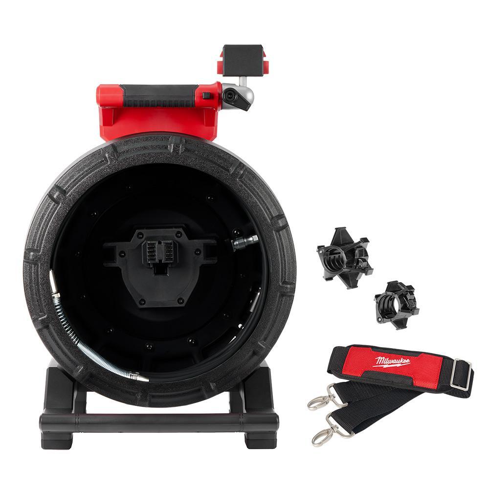 Milwaukee&reg; 2972-20 M18&trade; Flexible Pipeline Inspection Reel, 0.98 in Dia, Black/Red