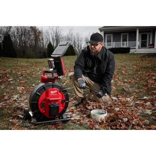 Milwaukee&reg; 2975-20 Main/Sewer Mid-Stiff Pipeline Inspection System, For Use With M18&trade; Wireless Monitor or MILWAUKEE&reg; Pipeline Inspection App, 1080p Camera Resolution, IP67