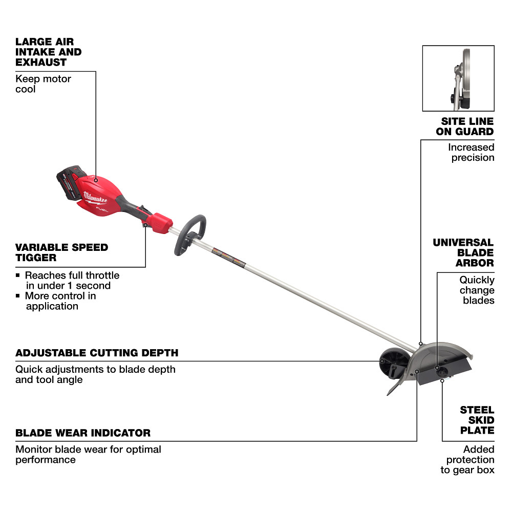 Milwaukee&reg; 3011-21HD Edger Kit