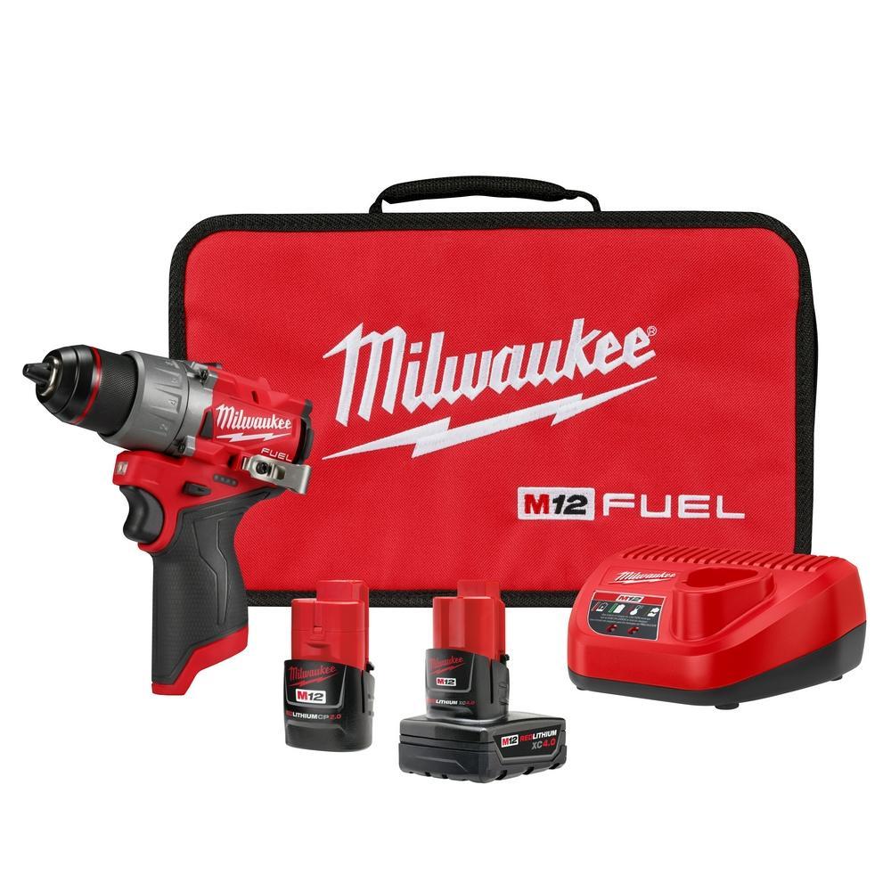 Milwaukee® M18™ FUEL™ 2787-22HD Magnetic Drill Kit, 3/4 in Chuck, 18 VDC, 400/690 rpm No-Load, Li-Ion Battery