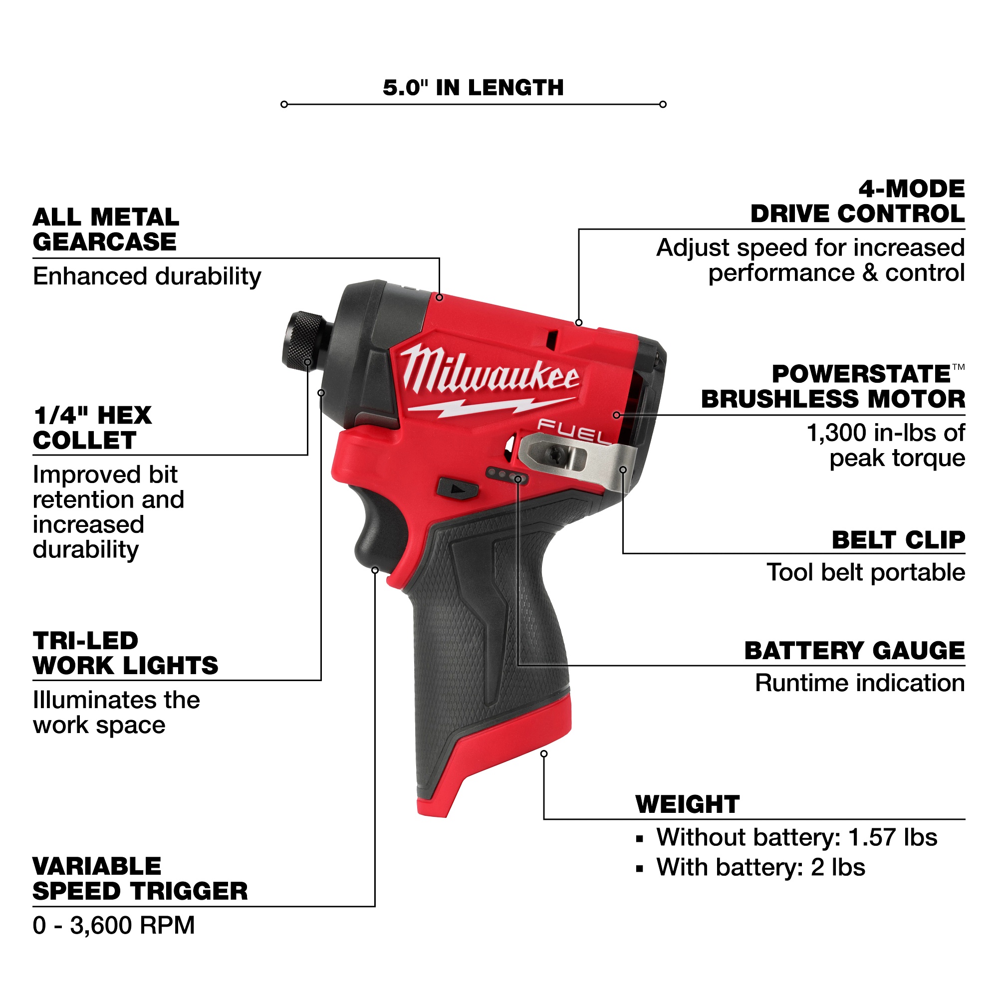 Milwaukee&reg; 3453-20 MIL 3453-20