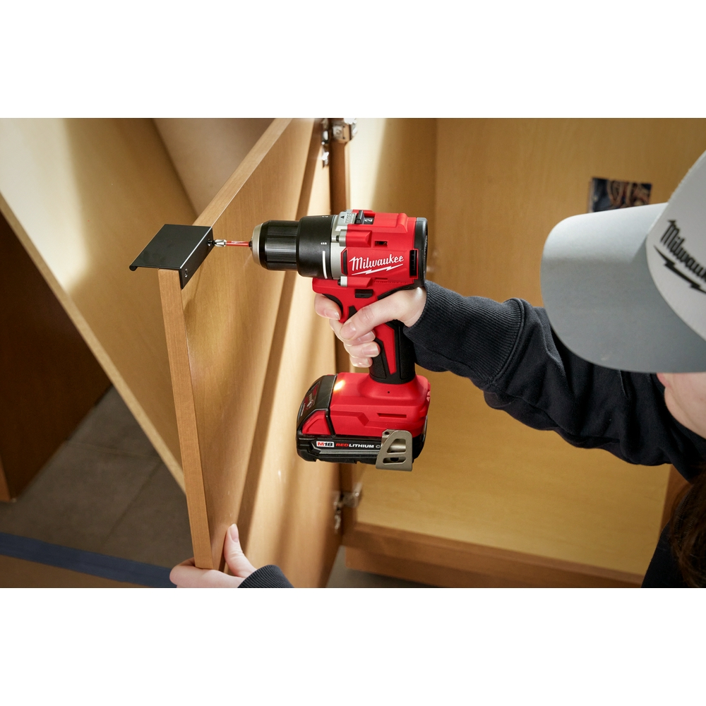 Milwaukee&reg; 3601-22CT Compact Brushless Drill, 1/2 in Chuck, 18 V, 1700 rpm No-Load, 5.7 in OAL, Li-Ion Battery