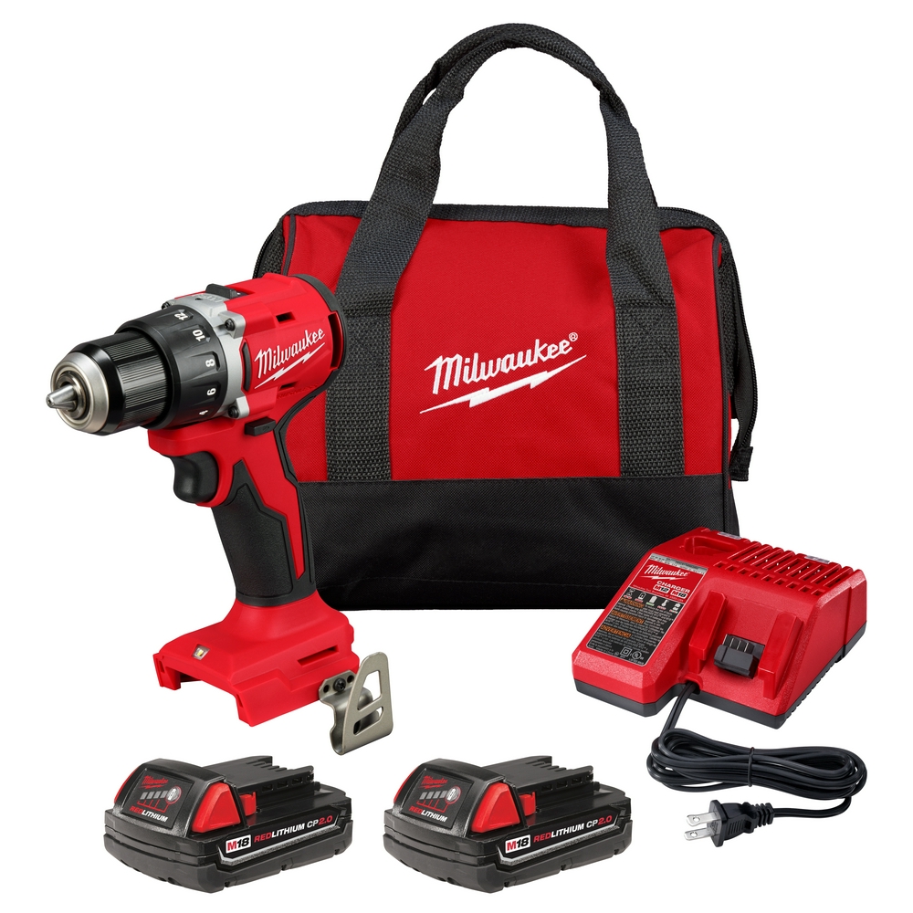 Milwaukee&reg; 3601-22CT Compact Brushless Drill, 1/2 in Chuck, 18 V, 1700 rpm No-Load, 5.7 in OAL, Li-Ion Battery