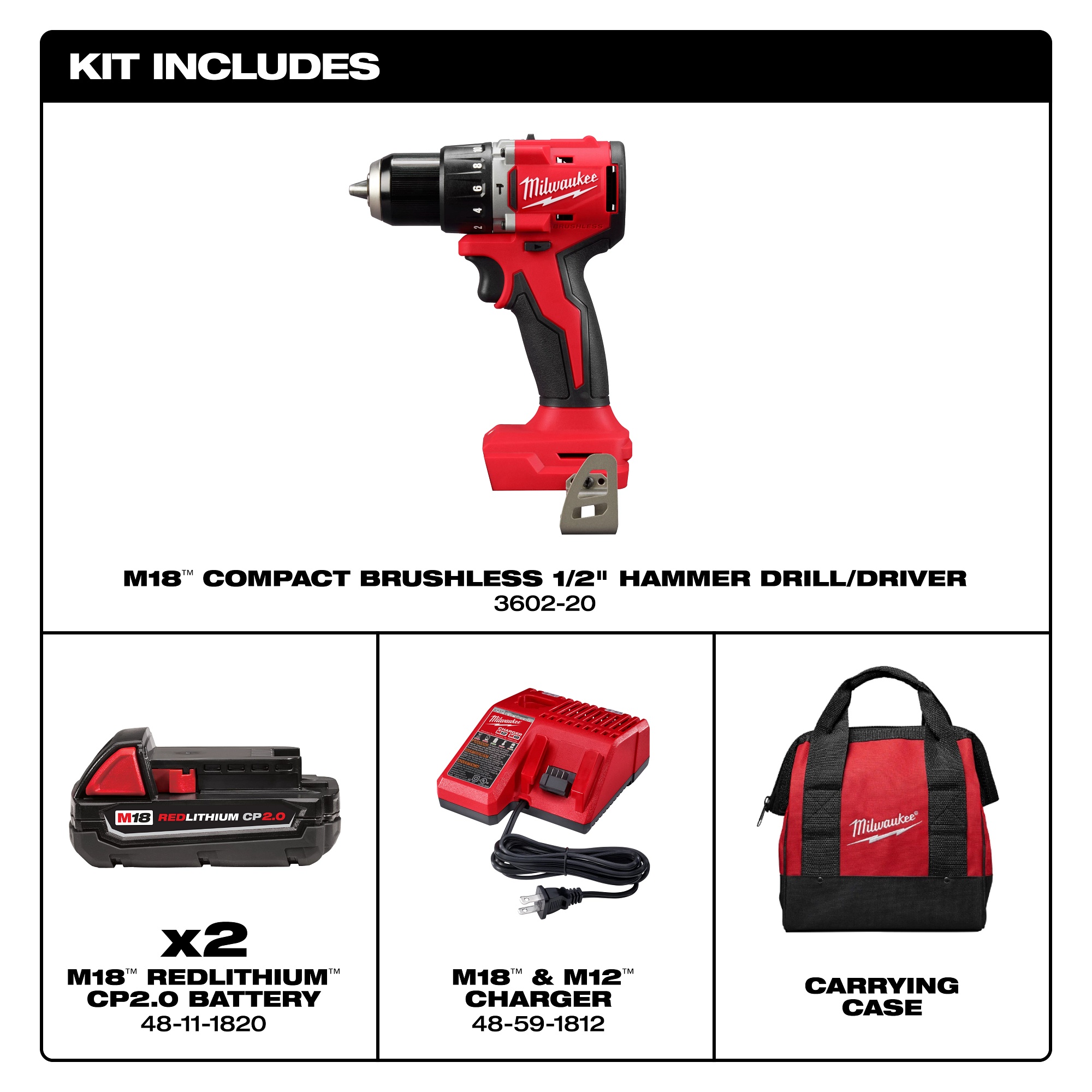 Milwaukee&reg; 3602-22CT MIL 3602-22CT