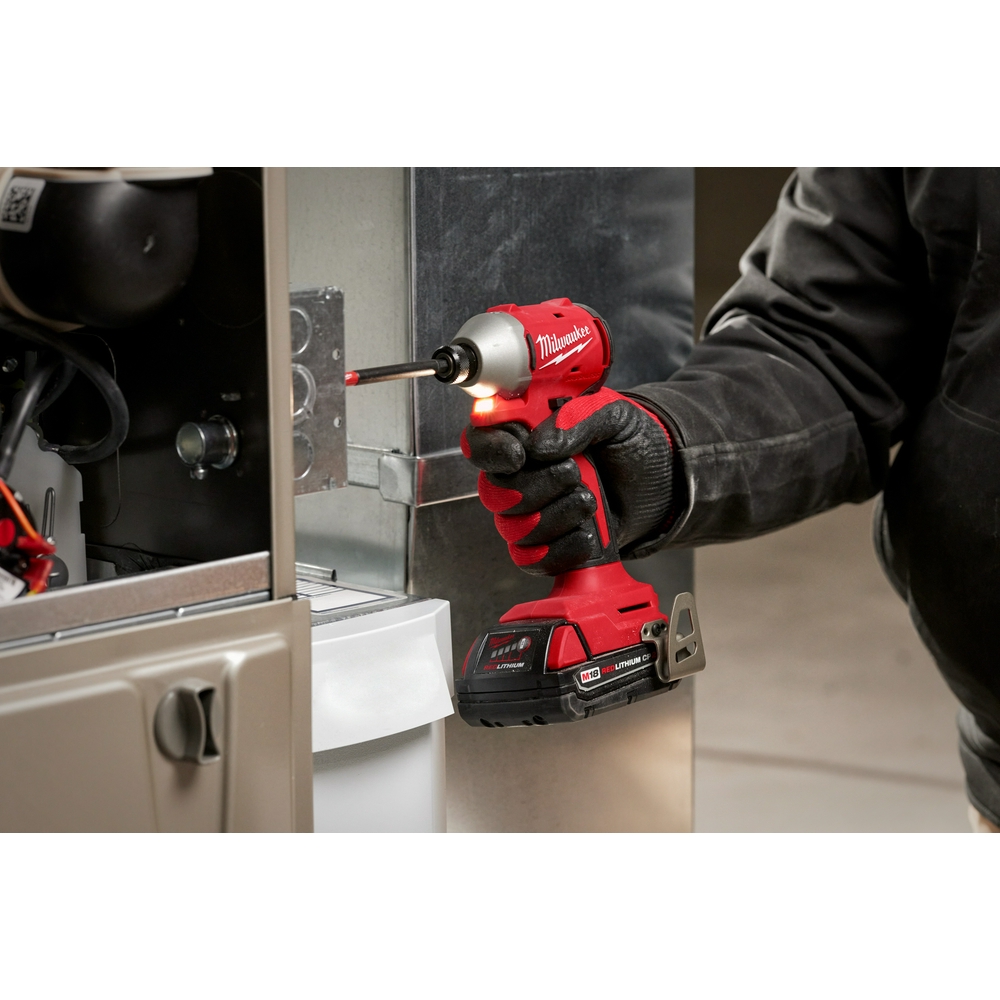 Milwaukee&reg; 3650-20 Compact Brushless Hex Impact Driver, 1/4 in Drive Hex Drive, 0 to 4900 bpm, 1700 in-lb Torque Rating, 18 V, 4.4 in OAL