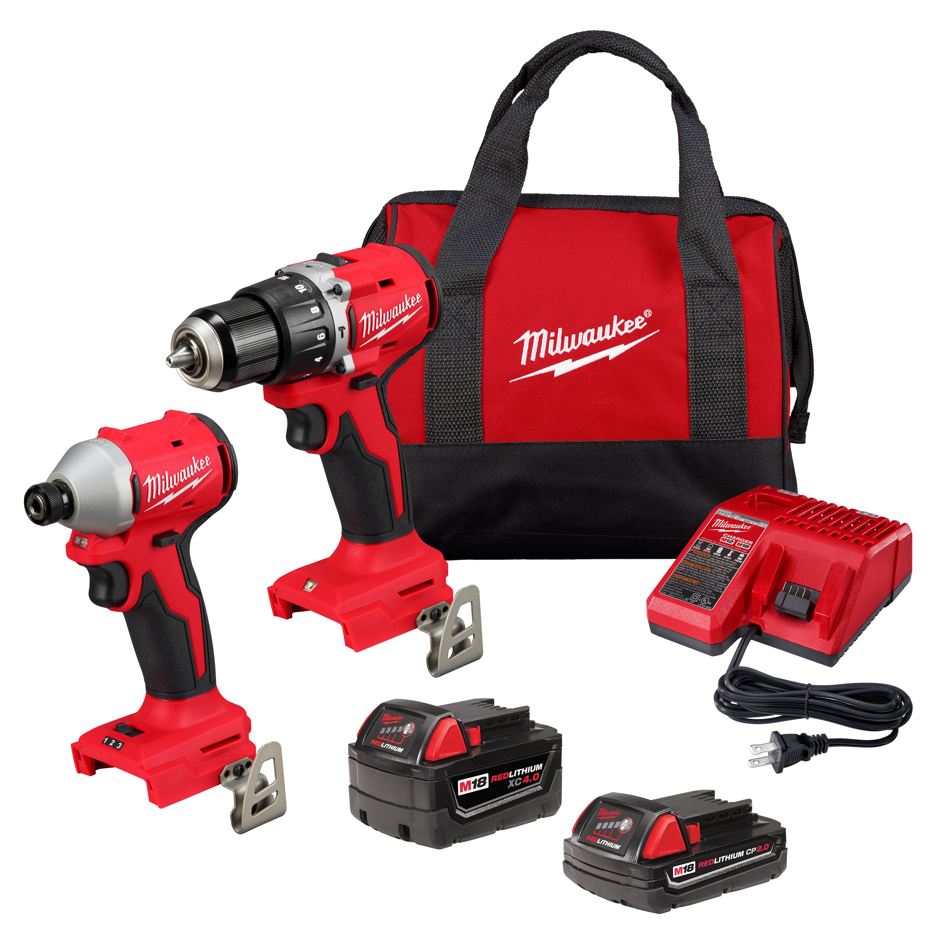 Milwaukee&reg; 2967-22GG M18 FUEL&trade; Power Tool Combo Kit, Tools: M18 FUEL&trade; 1/2