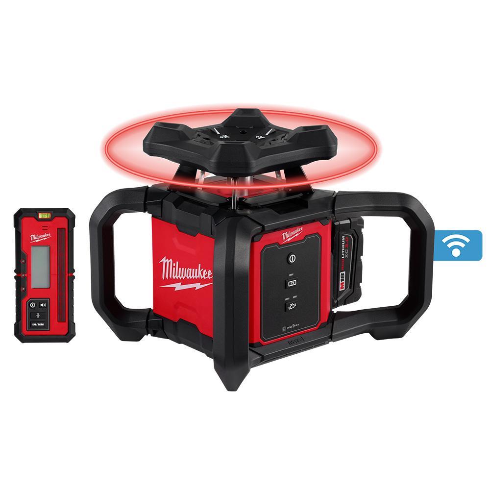 Klein&reg; 93LCLS Self-Leveling Cross Line Laser Level With Plumb Spot, 65 ft Measuring, +/- 3/32 in per 33 ft Accuracy, Battery