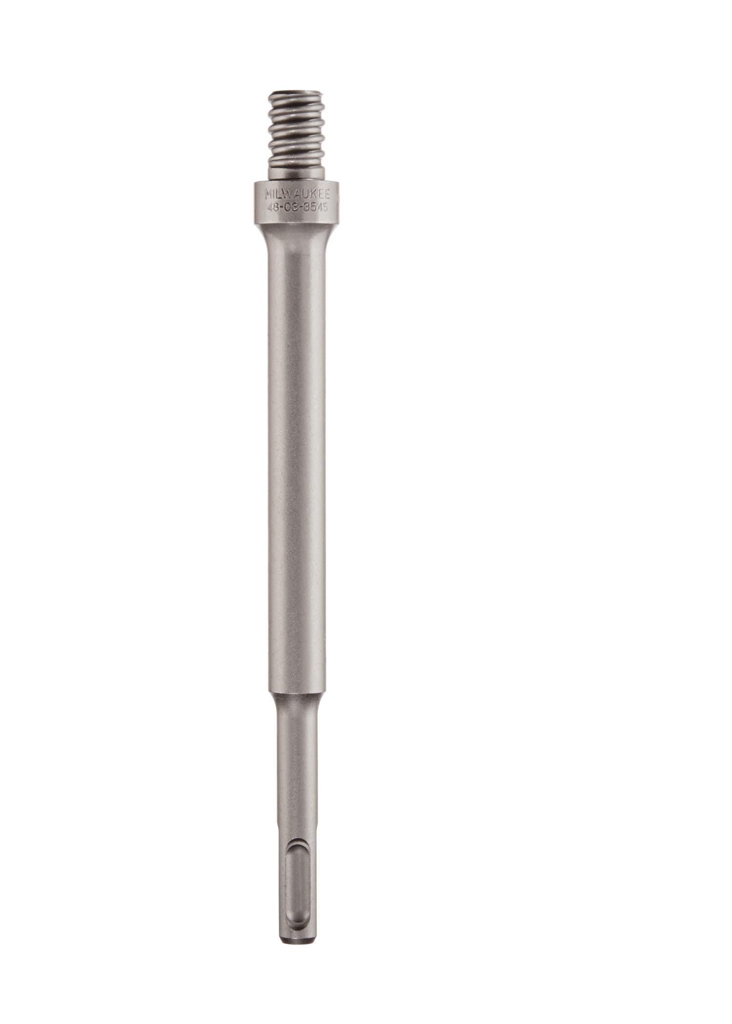 Milwaukee&reg; 48-03-3545 Core Bit Adapter, SDS-Plus Adapter Shank, For Use With 1 to 1-1/2 in Thinwall Core Bit, 8 in OAL