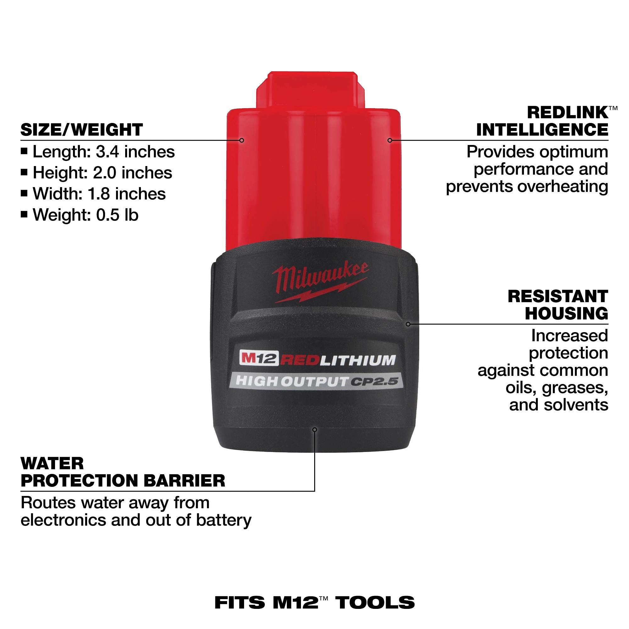 Milwaukee&reg; 48-11-2425 MIL 48-11-2425