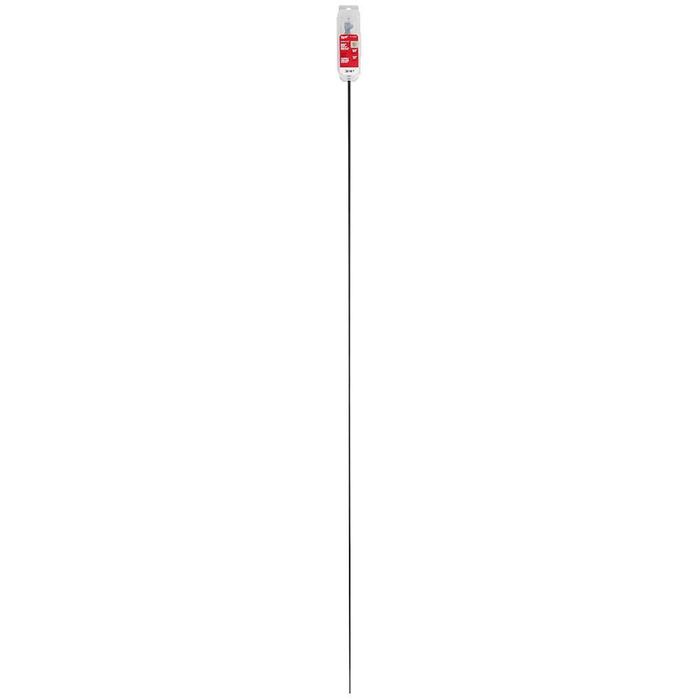 Milwaukee&reg; 48-13-8275 Heavy Duty Cable Bit, 3/4 in Dia, 54 in OAL, 3/16 in Shank, Screw Point, Bright