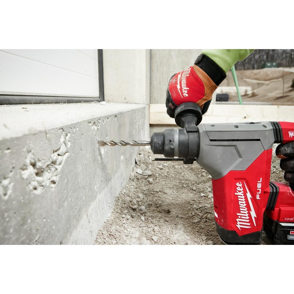 Milwaukee&reg; M12&trade; 48-20-7085 2-Cutter Heavy Duty Rotary Hammer Drill Bit, 1 in Drill Bit, 25/64 in SDS Shank, 16 in D Cutting, Carbide Cutting Edge, 18 in OAL