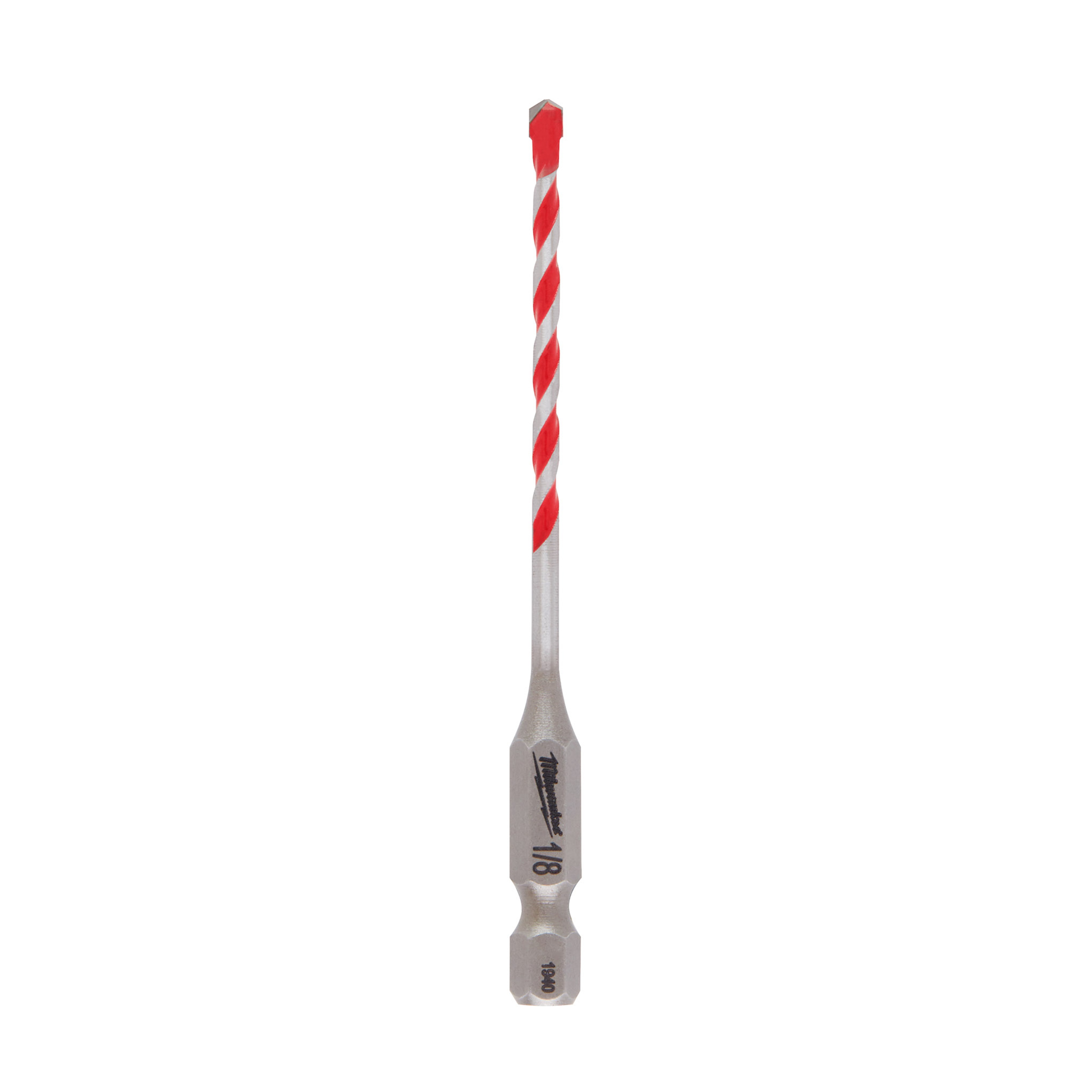 Milwaukee&reg; M12&trade; 48-20-7474 2-Cutter Single Tip Rotary Hammer Drill Bit, 1/2 in Drill Bit, SDS-Plus Shank, 10 in D Cutting, Carbide Cutting Edge, 12 in OAL