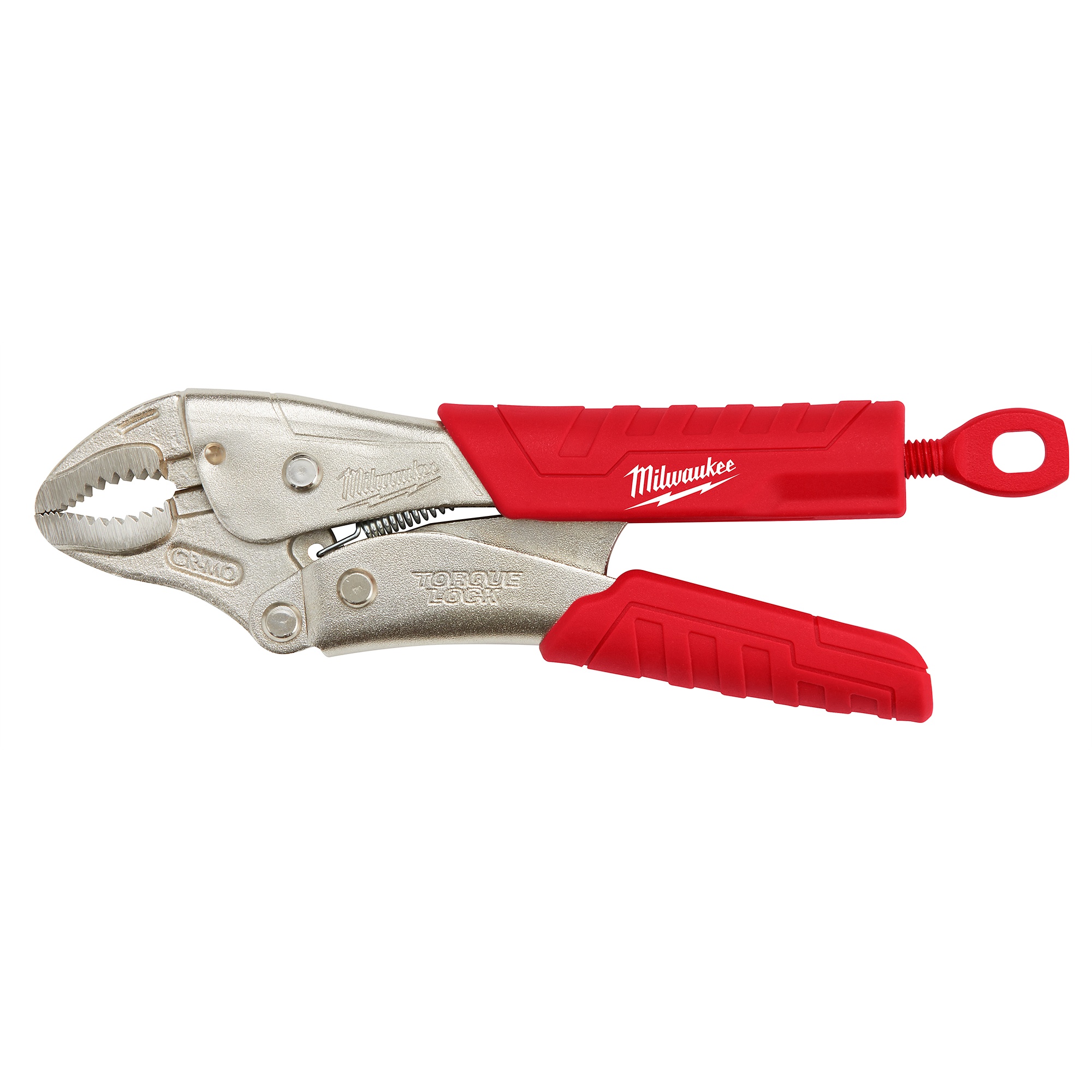 Milwaukee&reg; TORQUE LOCK&trade; 48-22-3407 1-Handed Lever Locking Plier, 1 in Nominal, 1-5/64 in L x 13/32 in W x 13/32 in THK Alloy Steel Curved Jaw, 7 in OAL