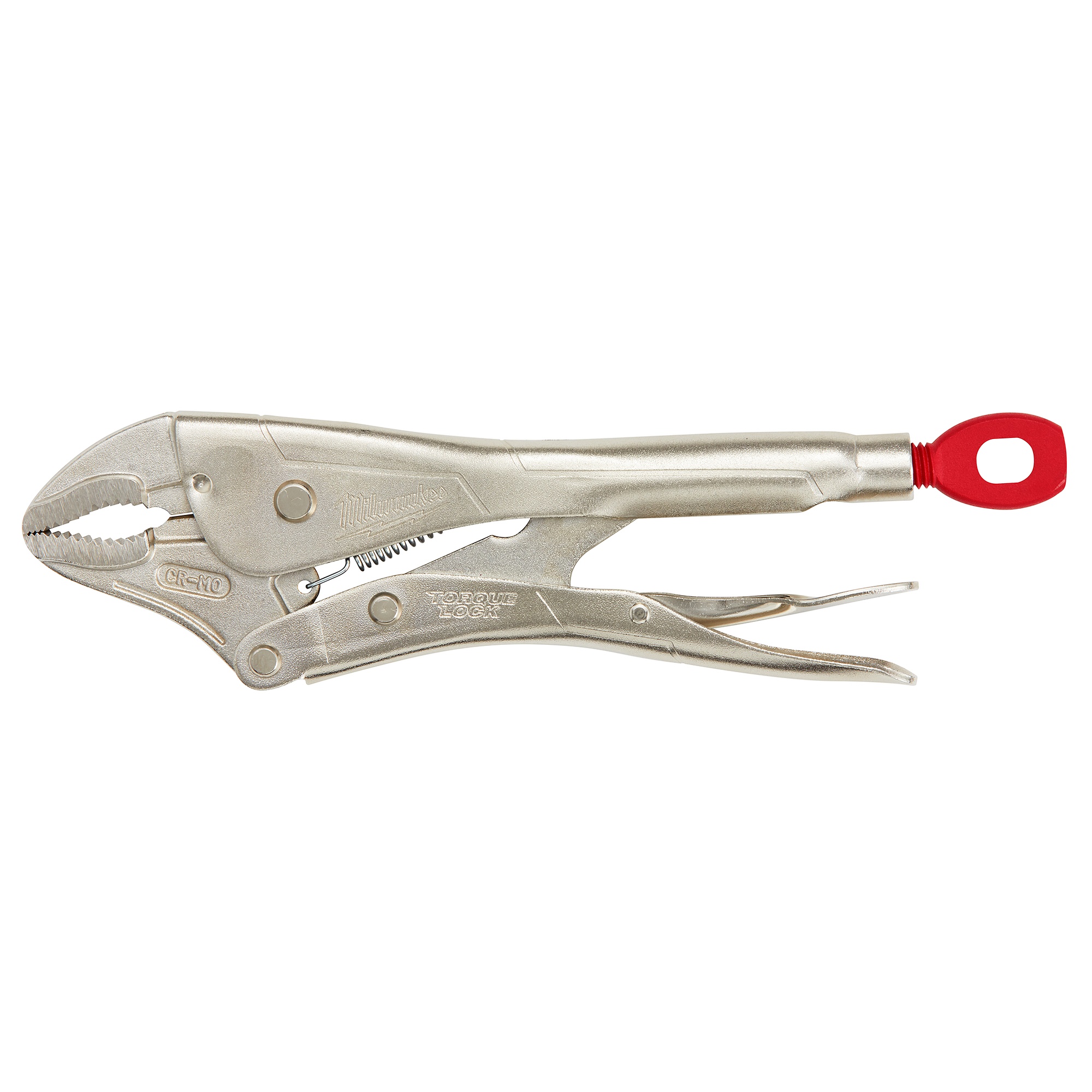 Milwaukee&reg; TORQUE LOCK&trade; 48-22-3420 1-Handed Lever Locking Plier, 2 in Nominal, 1-3/16 in L x 31/64 in W x 31/64 in THK Alloy Steel Curved Jaw, 10 in OAL