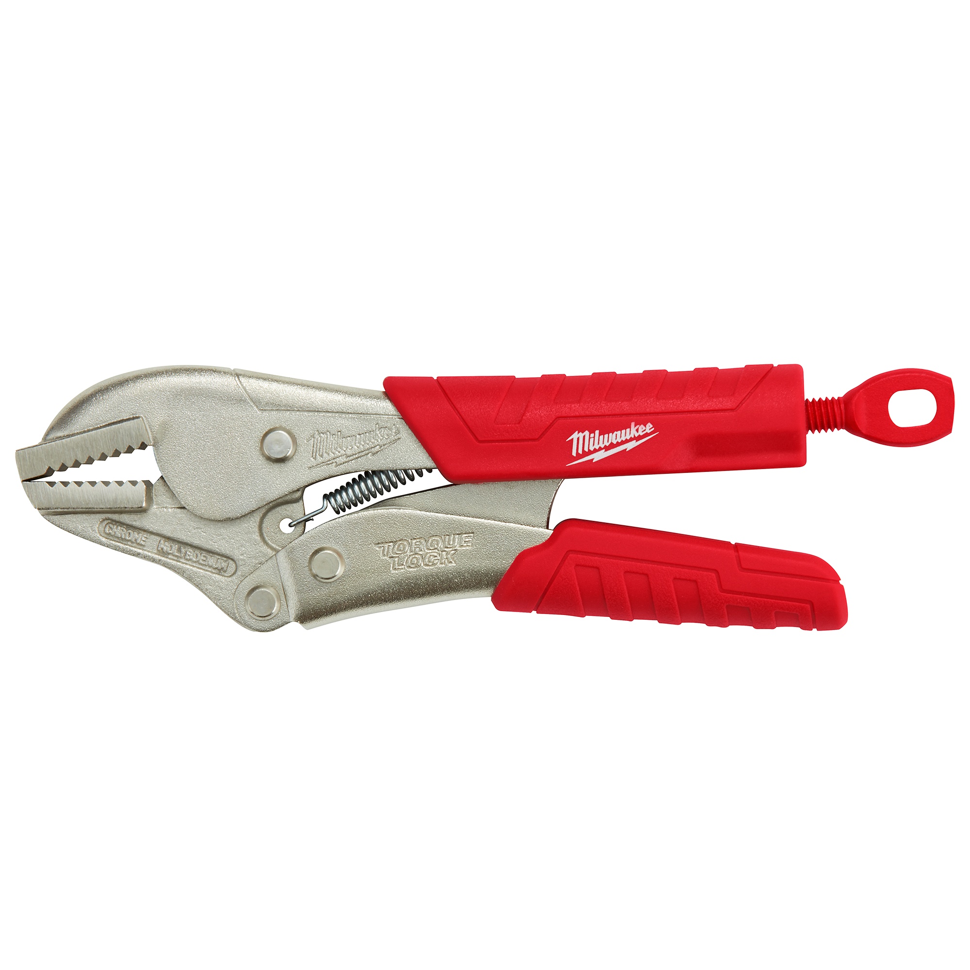 Milwaukee&reg; TORQUE LOCK&trade; 48-22-3807 Locking Plier With Grip, 1-1/2 in Nominal, 1-7/64 in L x 29/64 in W Alloy Steel Straight Jaw, 7 in OAL