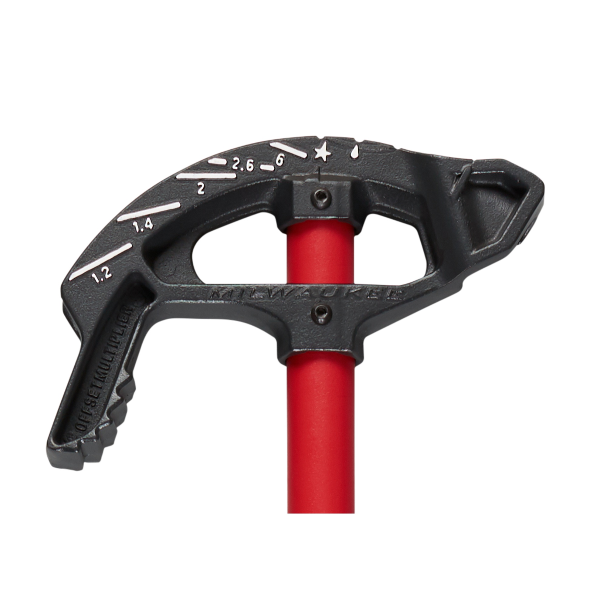 Milwaukee&reg; 48-22-4071 Conduit Bender, 30/45/60/90 deg Bend, For Pipe Dia 3/4 in EMT, 1/2 in Rigid, 1/2 in IMC