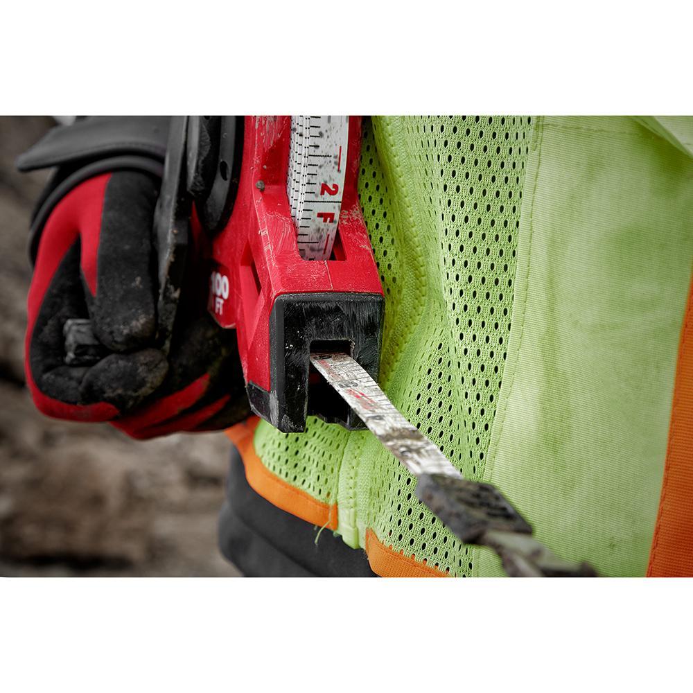 Milwaukee&reg; 48-22-5201 Long Reel Measuring Tape, 100 ft L x 1/2 in W Blade, Steel Blade