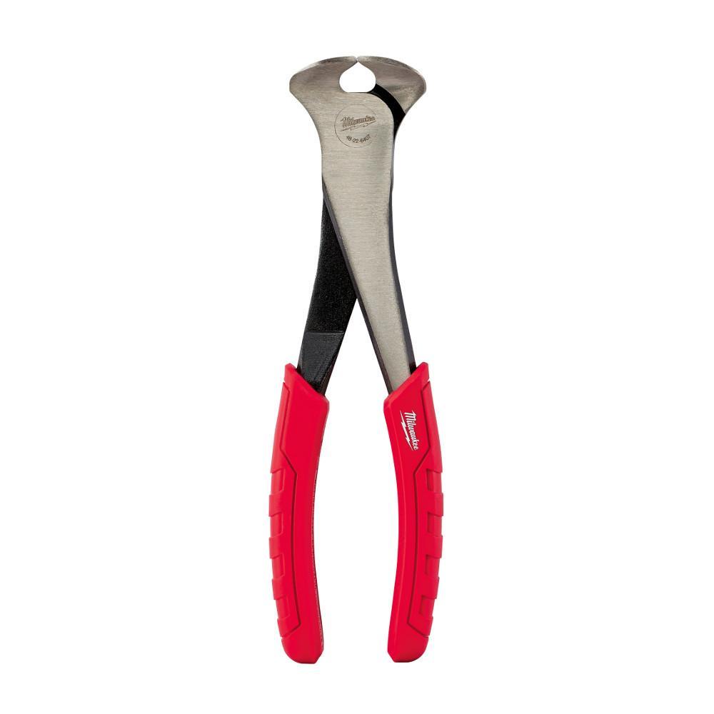 Milwaukee&reg; 48-22-6407 Nipping Plier, Smooth Jaw, Rubber Handle