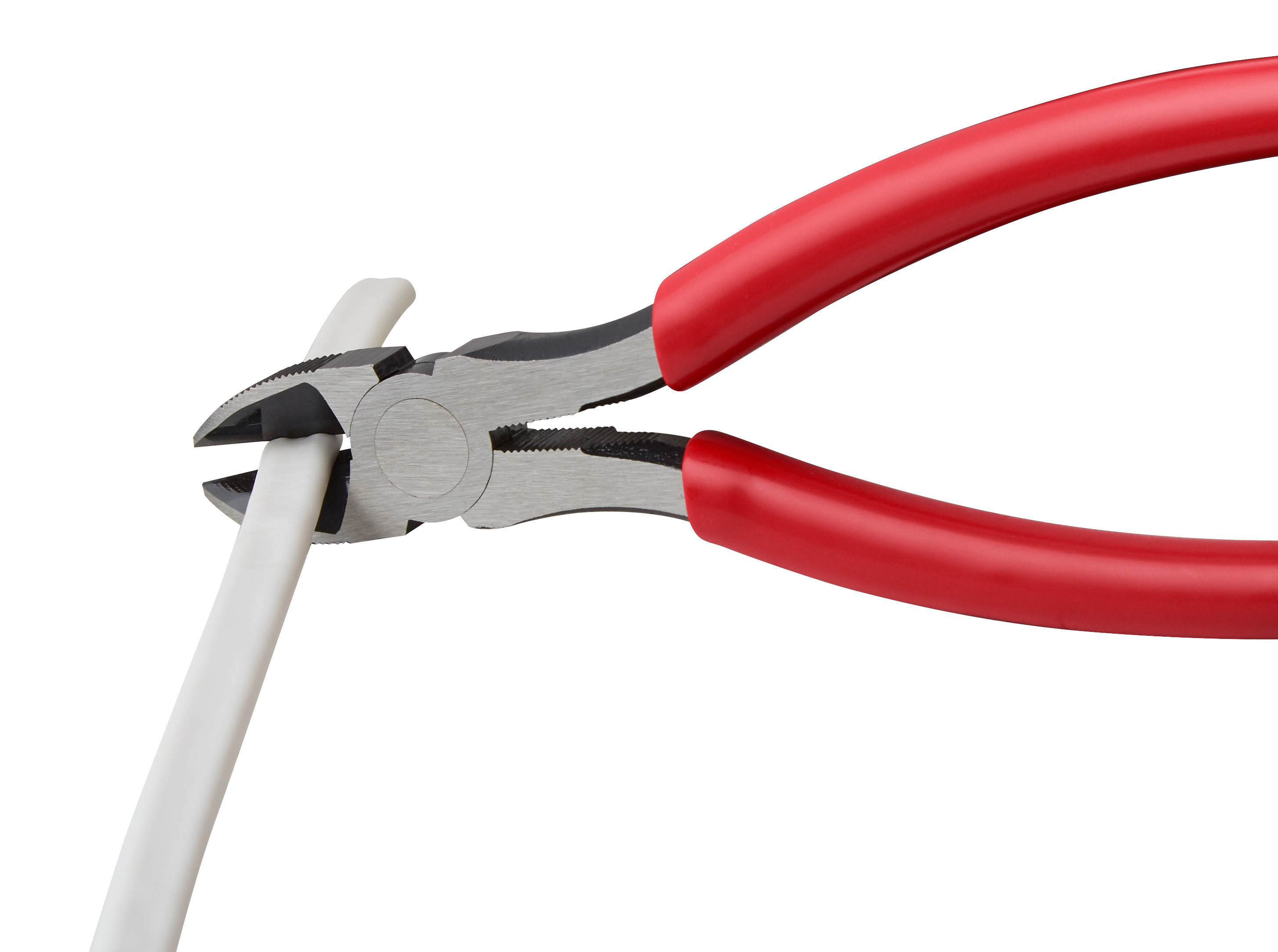 Milwaukee&reg; 48-22-6508 Diagonal Cutting Plier, 3/16 in Nominal, 11/32 in THK Max Wire, 0.9375 in L x 0.41 in W Jaw Steel Jaw, 8 in OAL, Flush Cut