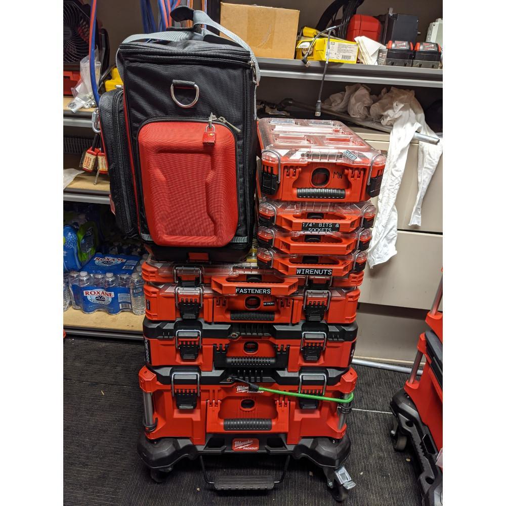Milwaukee&reg; PACKOUT&trade; 48-22-8410 Flat Dolly, 250 lb Load, 24.4 in L x 18.8 in W