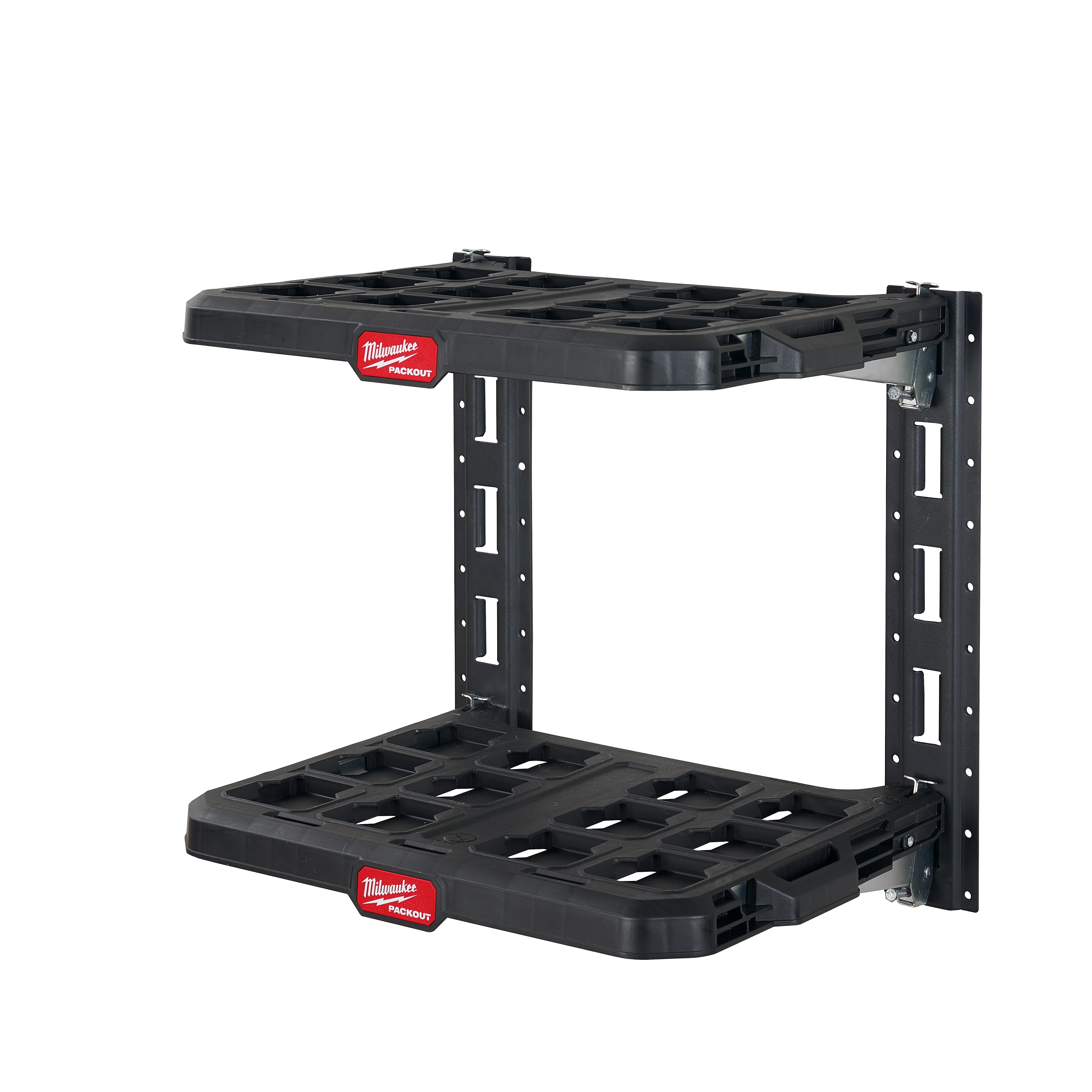 Milwaukee&reg; 48-22-8480 PACKOUT&trade; Racking Kit, 50 lb Capacity, Polymer, Black
