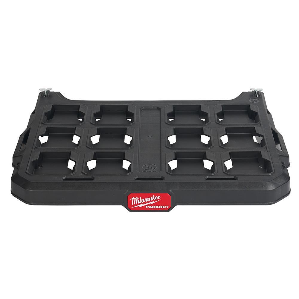 Milwaukee&reg; 48-22-8481 PACKOUT&trade; Racking Shelf, 50 lb Capacity, Polymer, Black