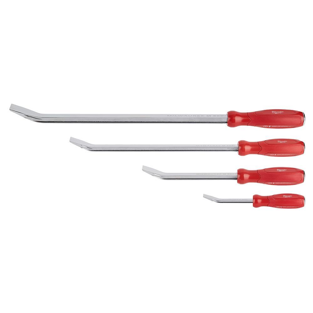 GEARWRENCH® 82301D Pry Bar Set, 3 Pieces, Lengths Included: 8 in, 10 in, 16 in, Cold Rolled Steel