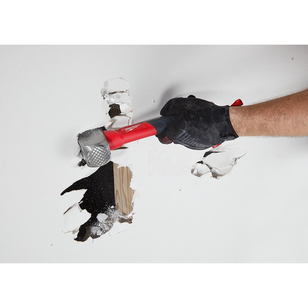 Milwaukee&reg; 48-22-9310 Drilling Hammer, 11 in OAL, Smooth/Milled Face, 3 lb Forged Steel Head, Forged Steel Handle