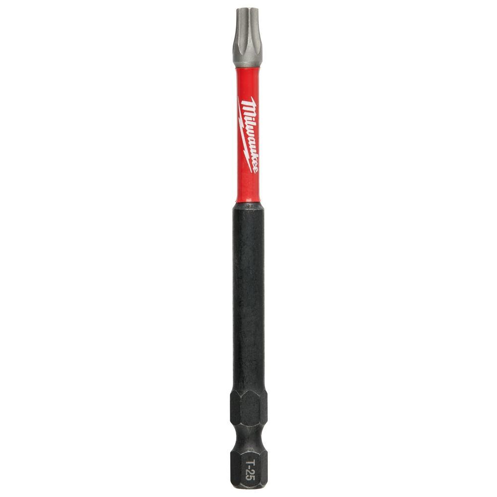 Milwaukee&reg; SHOCKWAVE&trade; Impact Duty&trade; 48-32-4135 Impact Insert Bit, T20 Torx&reg; Point, 1 in OAL, 1/4 in, Custom Alloy76&trade; Steel