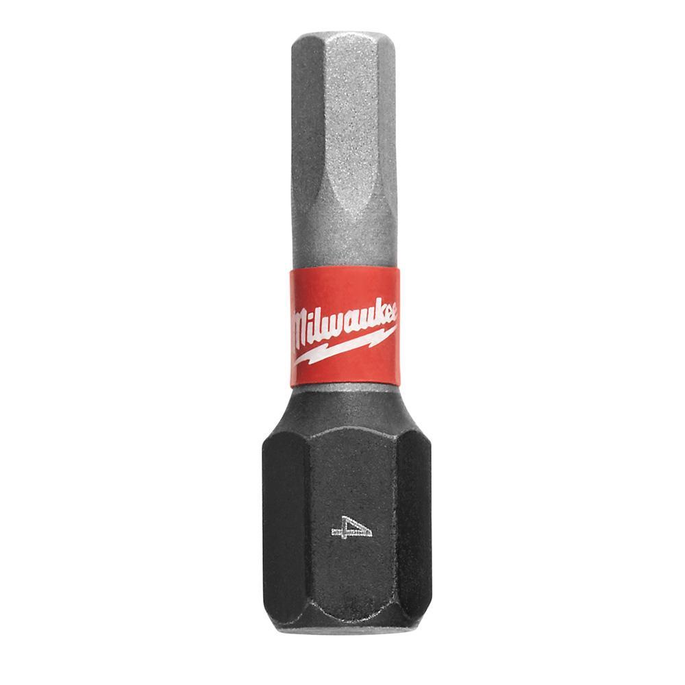 Milwaukee&reg; SHOCKWAVE&trade; Impact Duty&trade; 48-32-4802 1-Piece Impact Power Bit, #2 Phillips&reg; Point, 6 in OAL, 1/4 in, Steel
