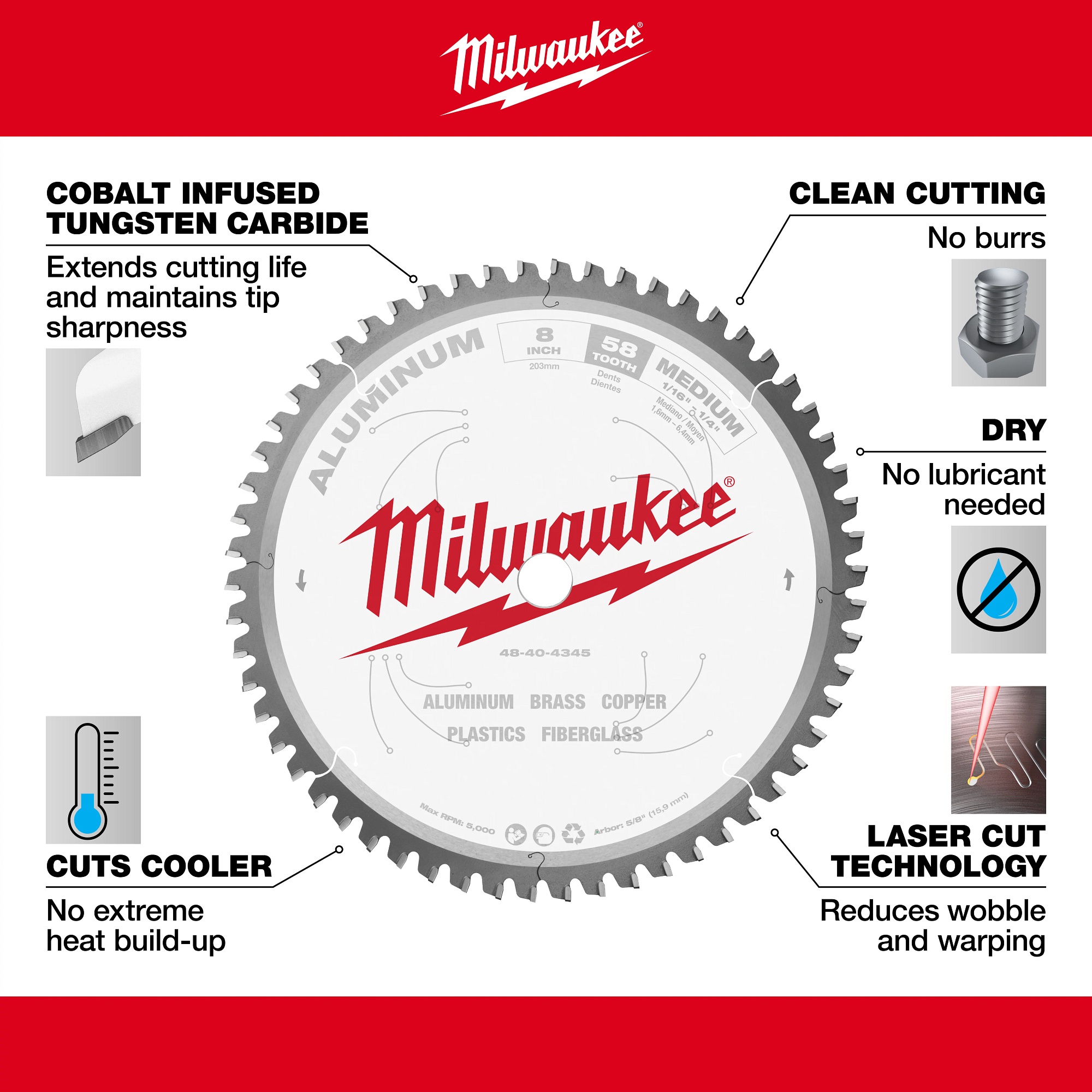 Milwaukee&reg; 48-40-4345 MIL-48-40-4345