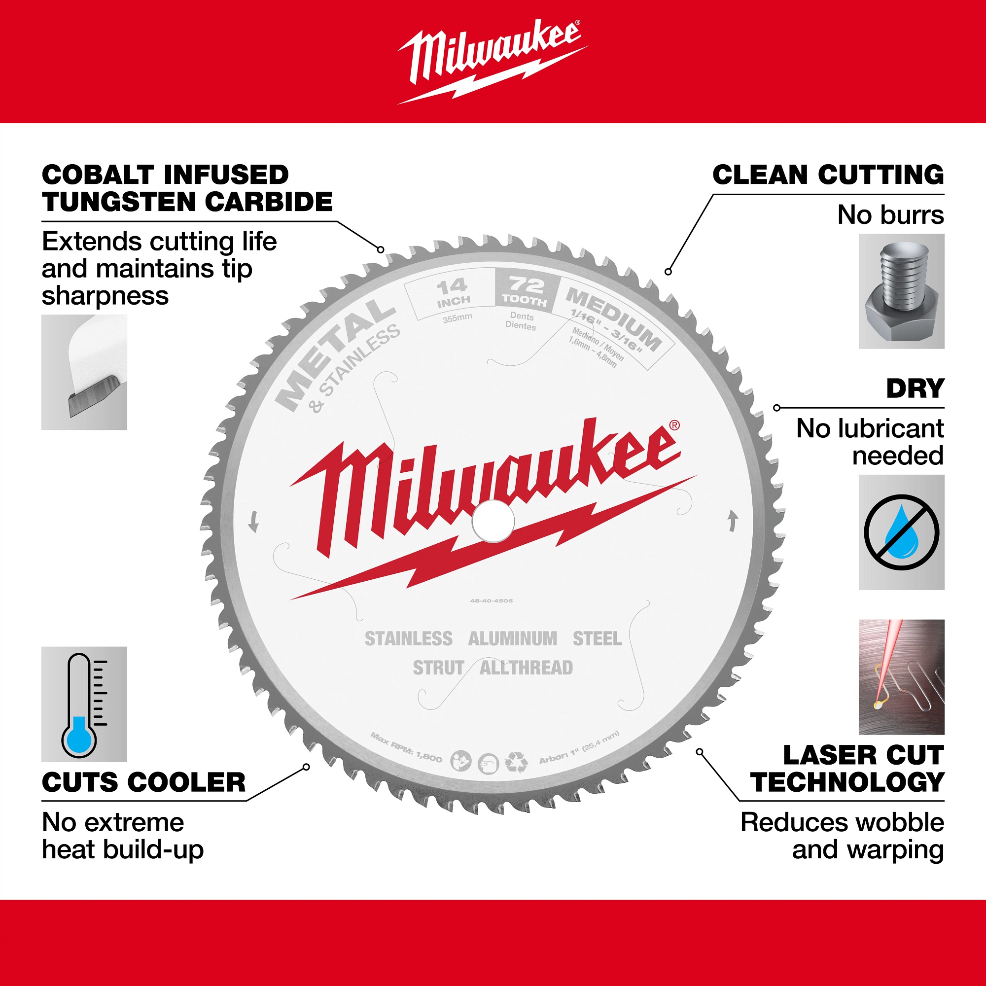 Milwaukee&reg; 48-40-4505 MIL 48-40-4505