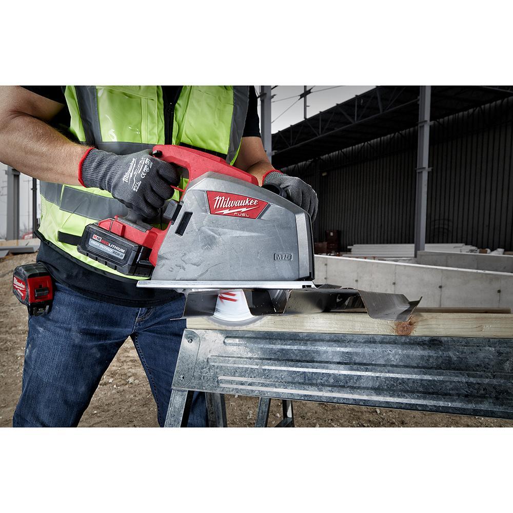 Milwaukee&reg; 48-40-4520 Circular Saw Blade, 8 in Dia x 0.073 in THK, 5/8 in Arbor, Hardened Steel Blade, 50 Teeth