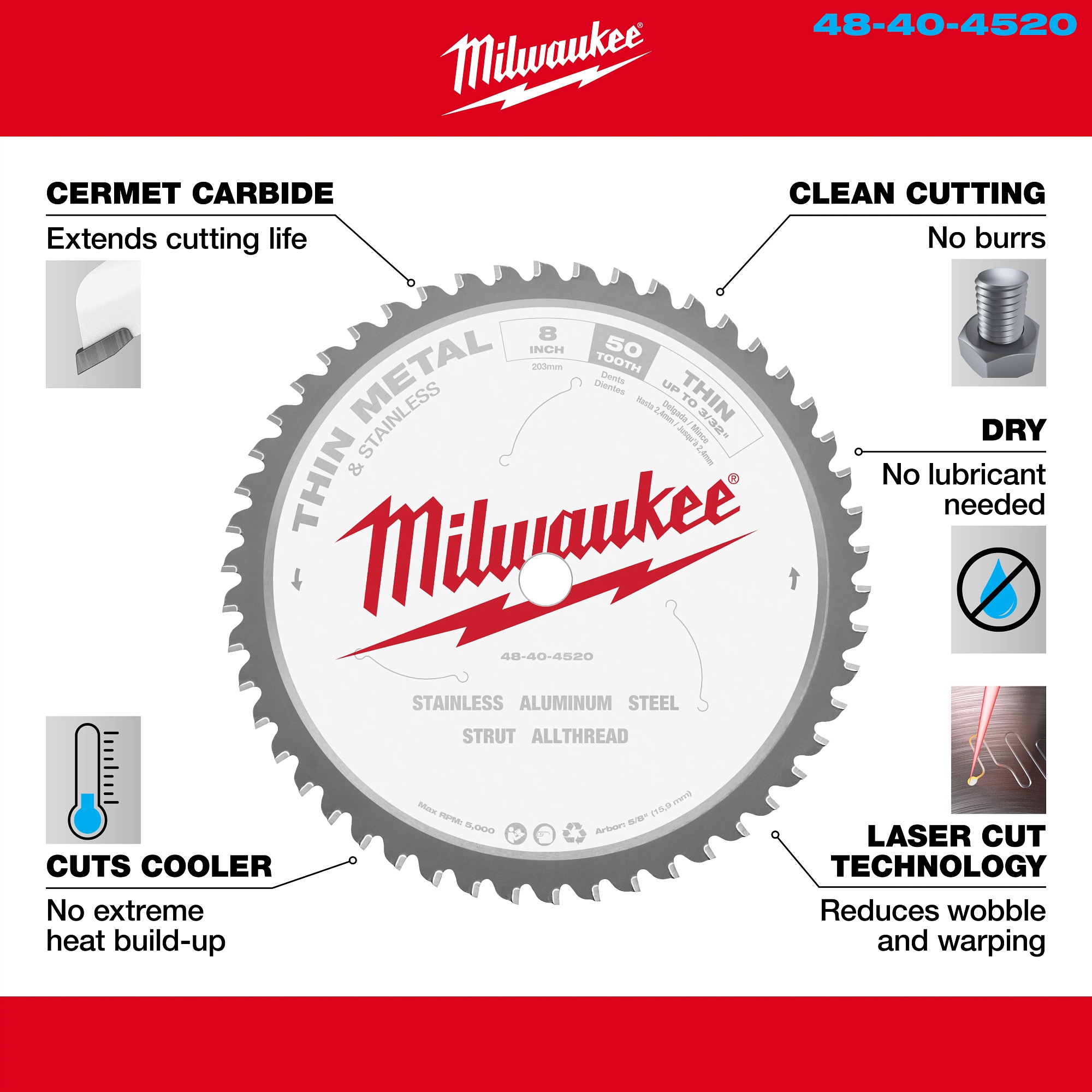 Milwaukee&reg; 48-40-4520 MIL 48-40-4520
