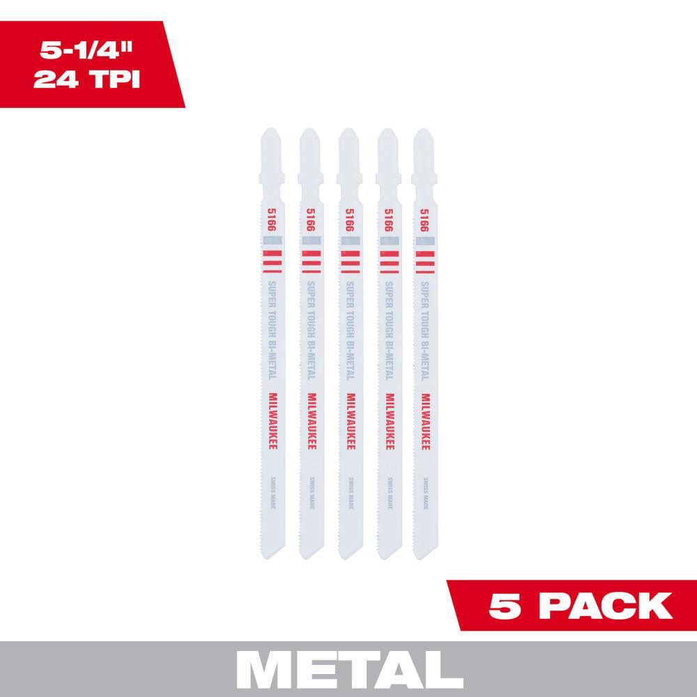 Milwaukee&reg; 48-42-0120 Heavy Duty Jig Saw Blade, 2-3/4 in L x 9/32 in W, 18 TPI, HSS Cutting Edge, HSS Body