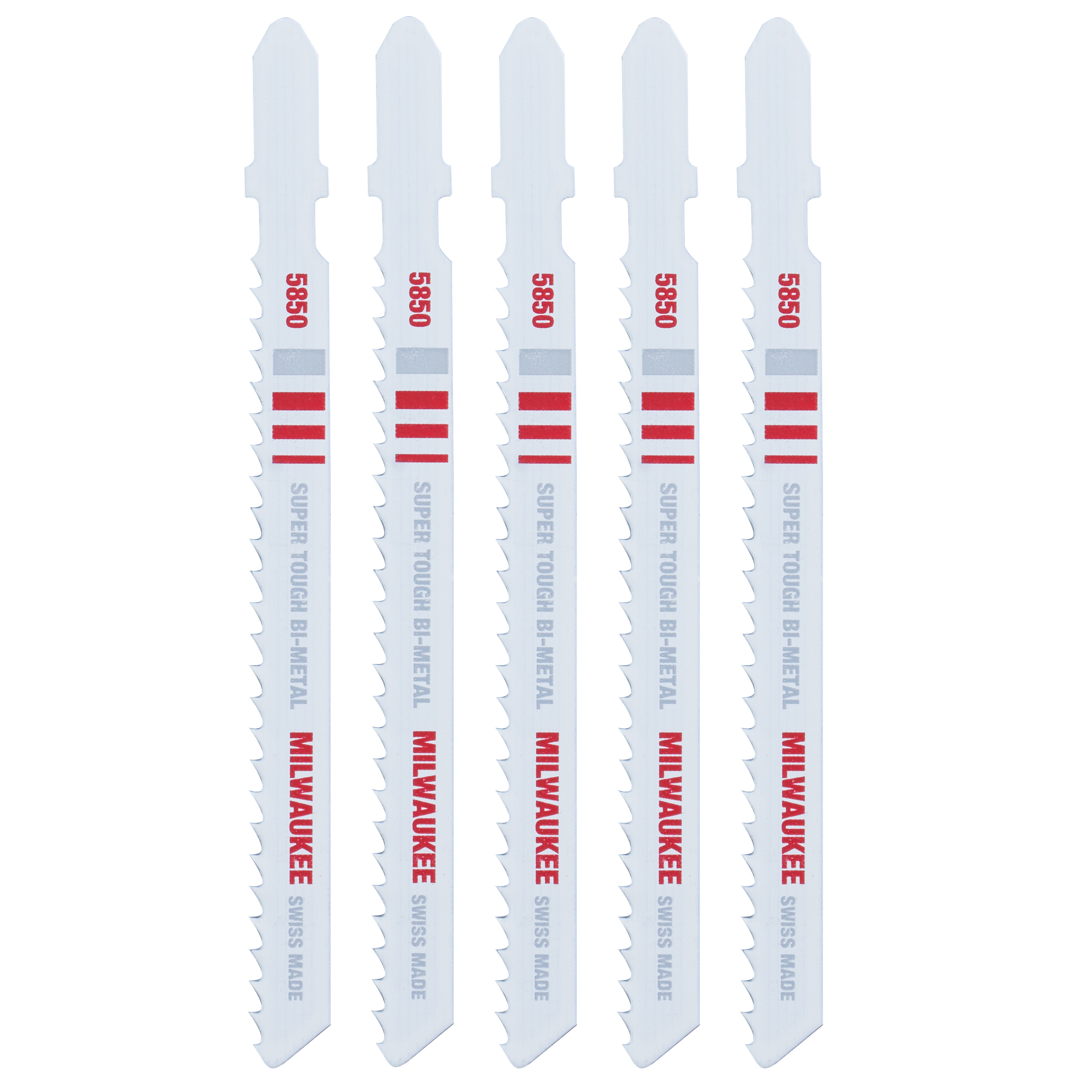 Milwaukee&reg; 48-42-2311 Jig Saw Blade, 4 in L x 9/32 in W, 10 TPI, Bi-Metal Cutting Edge, Bi-Metal Body