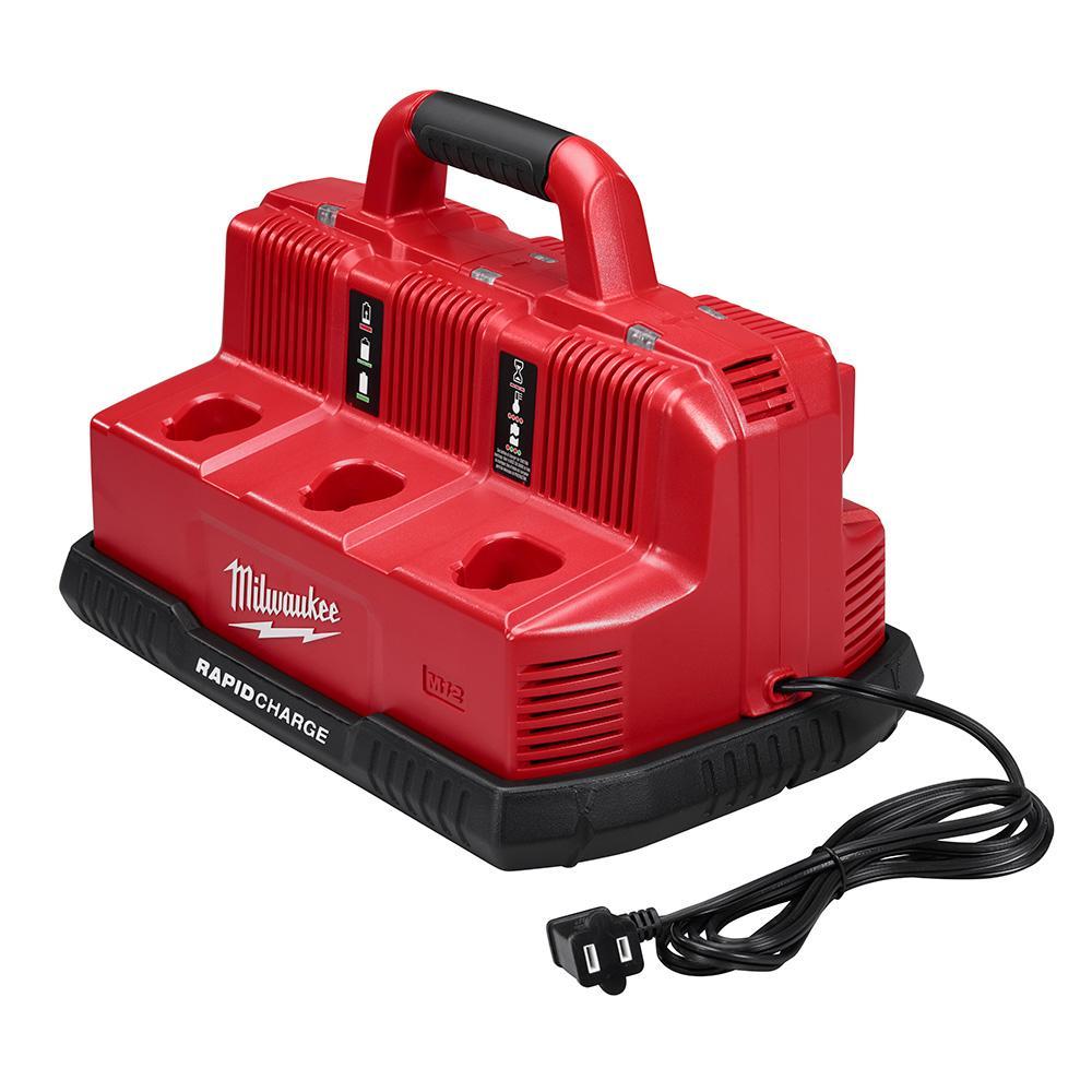 Milwaukee® M18™ C18C 1-Port Battery Charger, For Use With M18™ XC and Compact Li-Ion Battery, Li-Ion Battery, 60 min Charging
