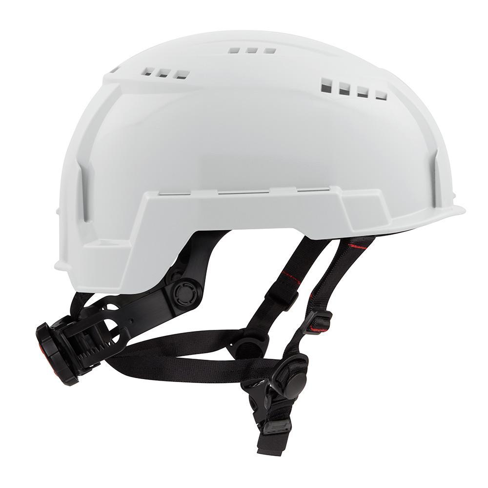 Milwaukee&reg; 48-73-1300 Adjustable Safety Helmet, LEXAN&trade; Polycarbonate, Padded Suspension, ANSI Electrical Class Rating: Class C, ANSI Impact Rating: Type II, Swing Wheel Ratchet Adjustment